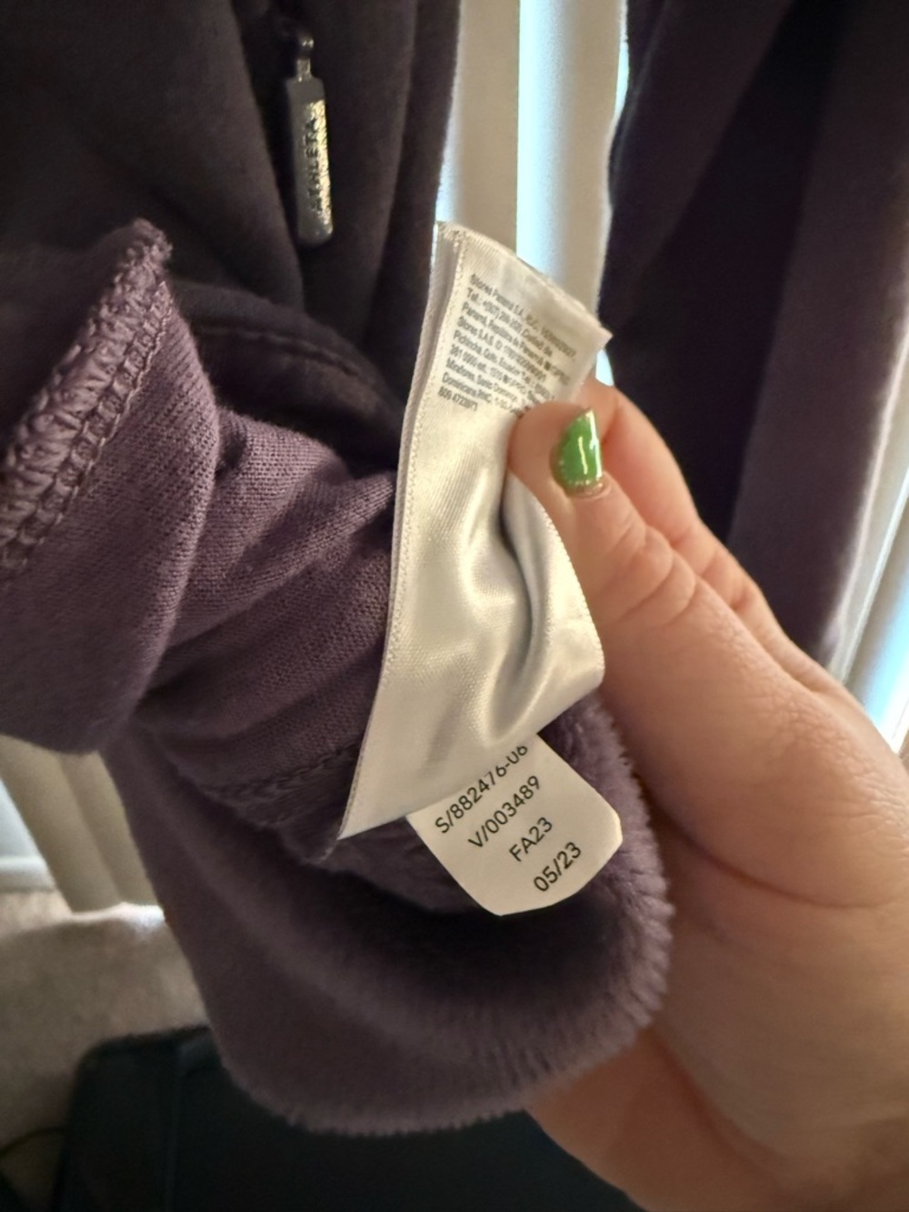 Athleta Women's Cozy Karma Side Zip Funnel Neck Pullover Sweatshirt Size Small - Picture 8 of 9